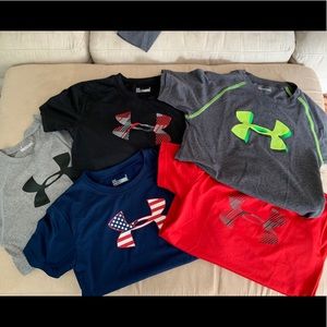 Under Armour boys shirts size 7
